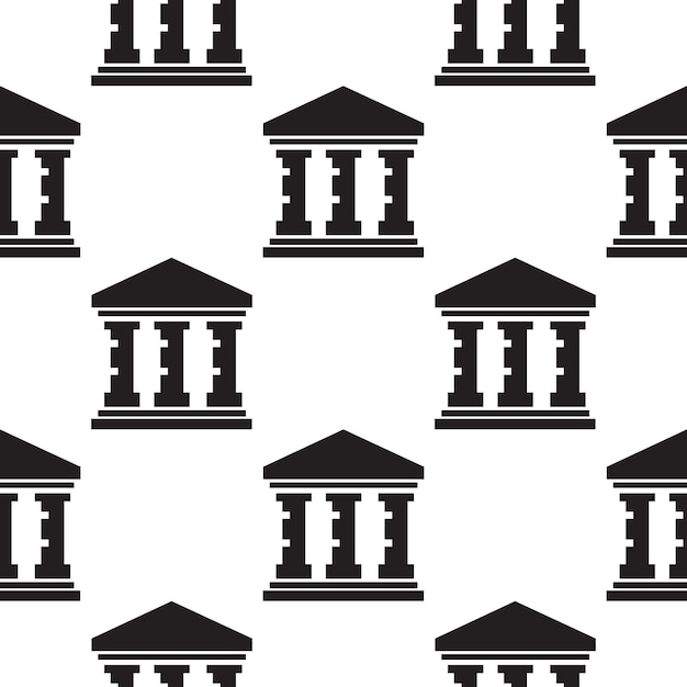 Bank icon illustration