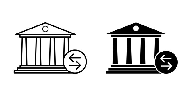 Bank icon vector design template