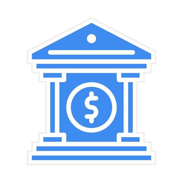 Vector bank icon vector image can be used for luxury