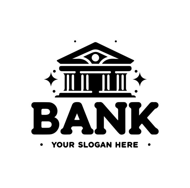 Vector bank logo icon vector illustration