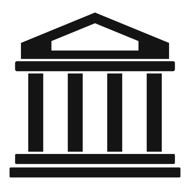 Bank money laundering icon Simple illustration of bank money laundering vector icon for web design isolated on white background