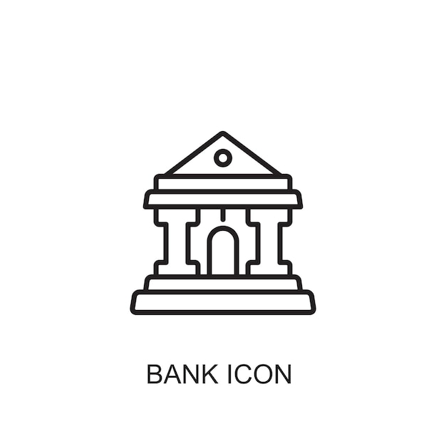 Bank vector icoon icoon