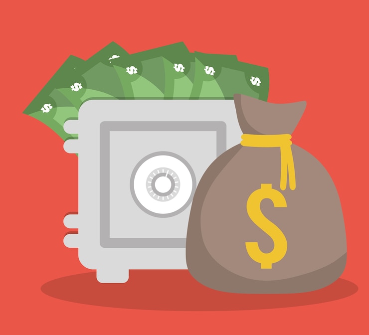 Vector banking related icons image 