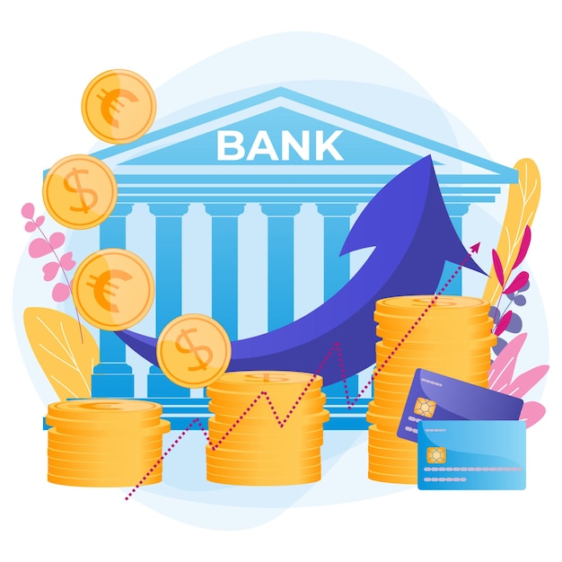 Bankverrichtingen Het concept van elektronisch bankieren