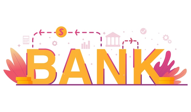 Bankwoord financiële technologie online bankieren