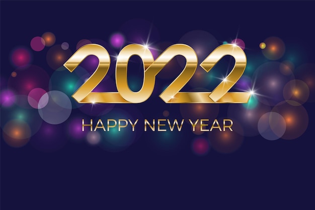 Banner 2022 happy new year. winter holiday greeting card.