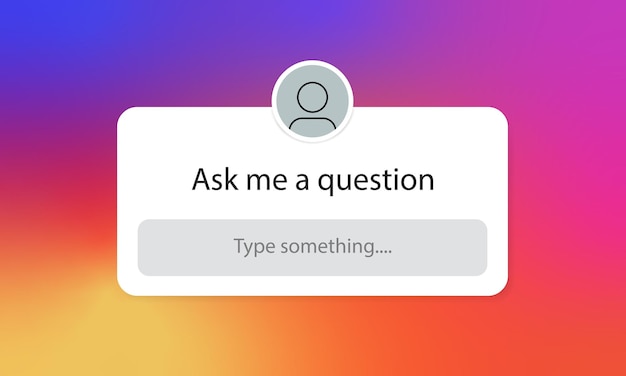 Vettore banner fammi una domanda domande online a colori piatte vettore