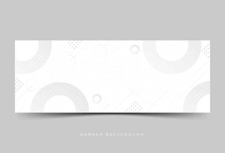 Vector banner background colorful geometric memphis effect gradient pastel gray and white