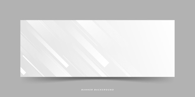 Vector banner background colorful gradations of white and gray light slashes