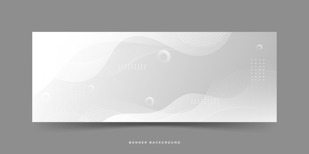 banner background colorful white and gray gradation wave effect