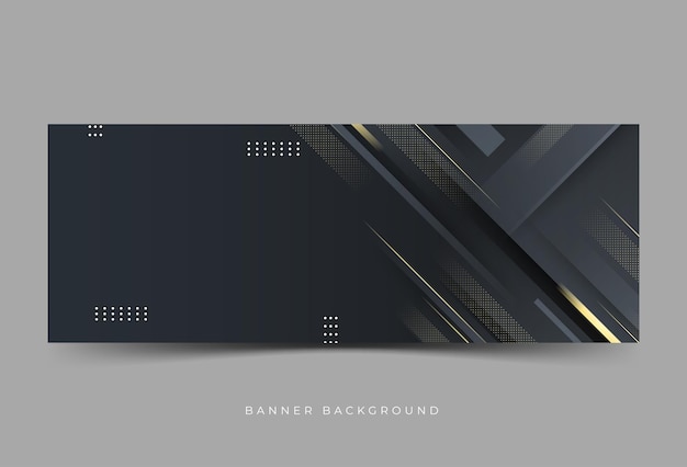 Vector banner background dark luxury abstract