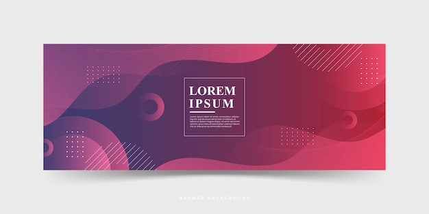 banner background red gradation