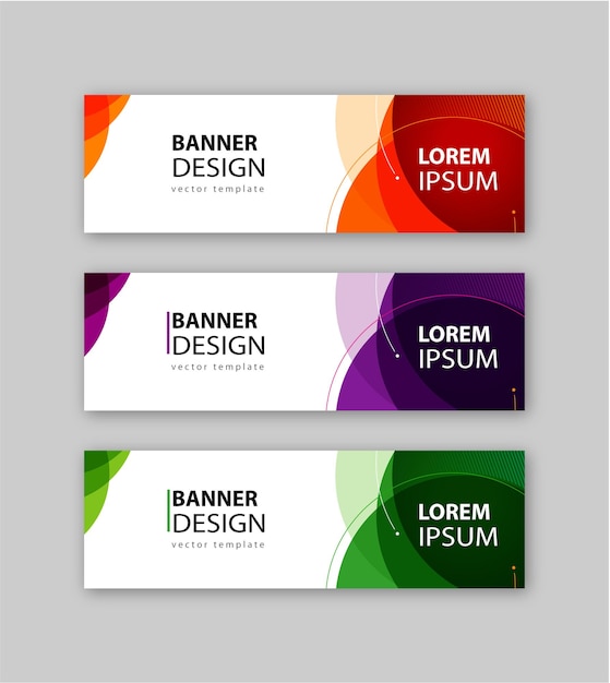 Banner Background Vector Templateeps file