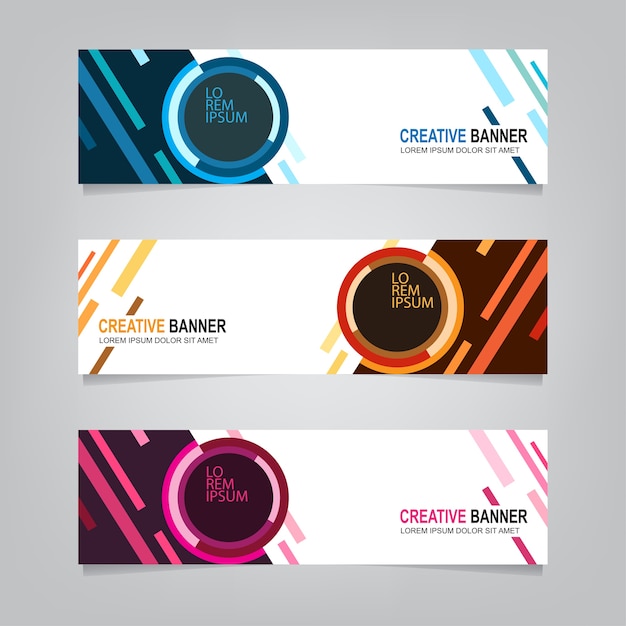 Vector banner background