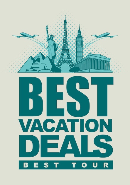 banner best offers for travel with architectural landmarks