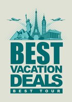 Banner best offers for travel with architectural landmarks