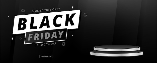 banner black friday sale for social media post template design.