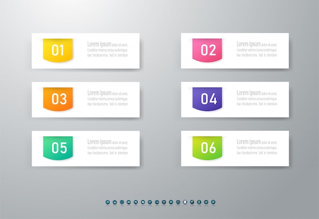 Banner business template steps