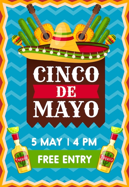 Banner per la festa cinco de mayo