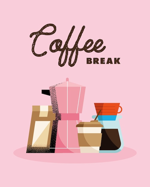 Banner of coffee break