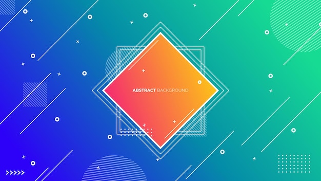 Banner colorful abstract background