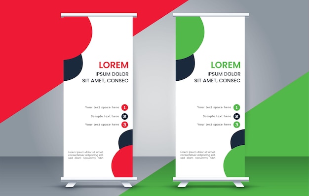 A banner for a company called 