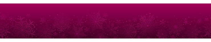 वेक्टर banner of complex christmas snowflakes in crimson colors with seamless horizontal repetition winter background with falling snow