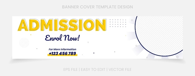 Banner cover design for a banner for a web page