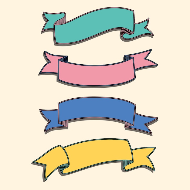 Banner Decorative Vintage Style Collectie