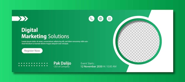 Banner design template Usable for banner and business brochure Vector illustration