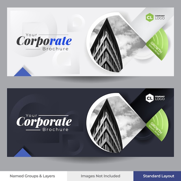 Vector banner design template vector