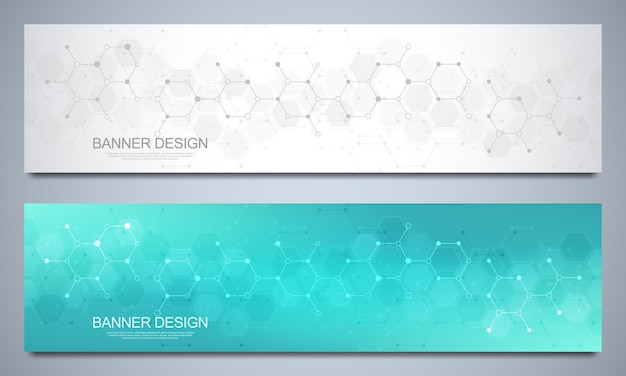 Banner design templates and headers for site