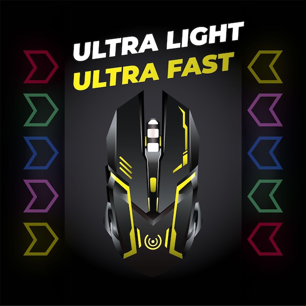 Banner design of ultra light ultra fast template.