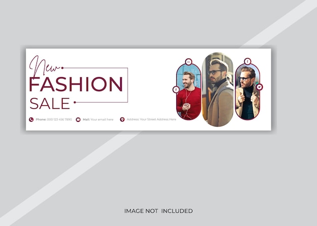 Vector a banner for a fashion sale.