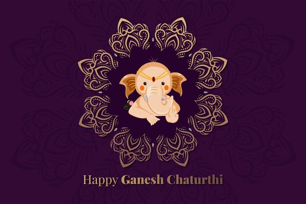 Vector banner for ganesh chaturthi