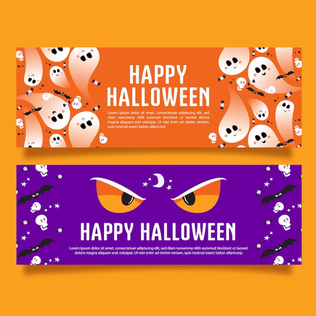 Banner - gelukkig halloween