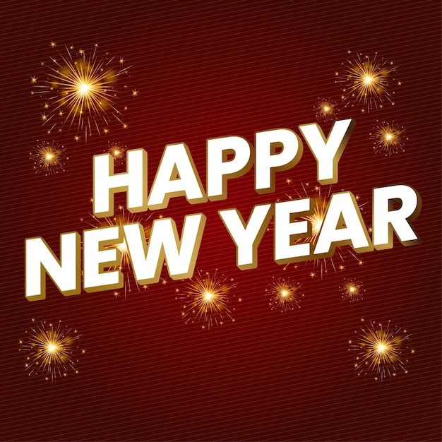 Vector banner happy new year vector