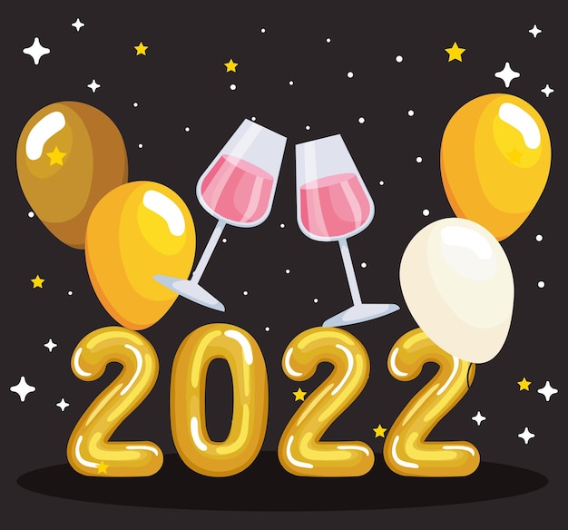 Banner di felice anno nuovo