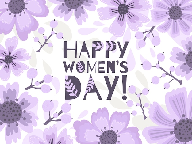 Banner of the international women's day