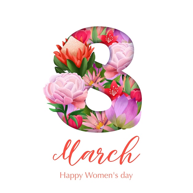 Vector banner for international womens day