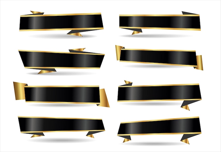 Vector banner lint collectie vector illustratie