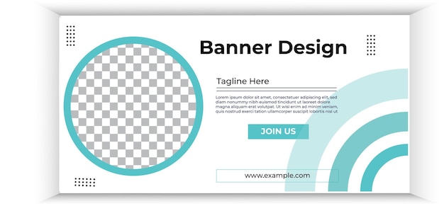 banner modern and trending vector design