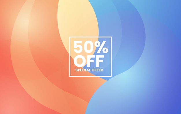 Banner Promo Sale Background Abstract