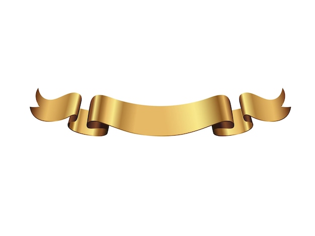 Banner ribbon isolated