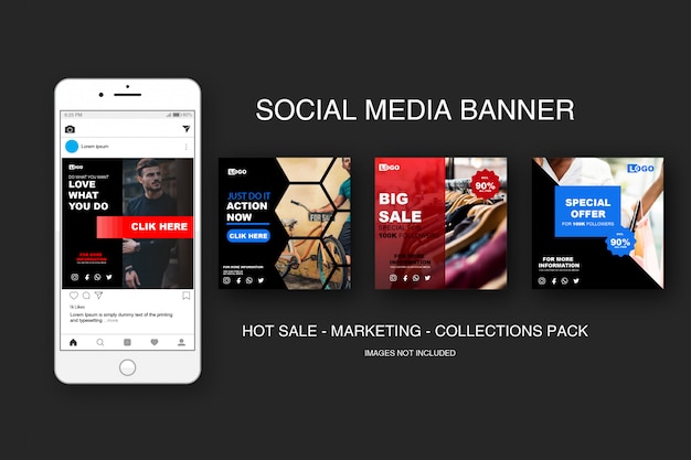 Banner Sale Instagram Collecties Pakket