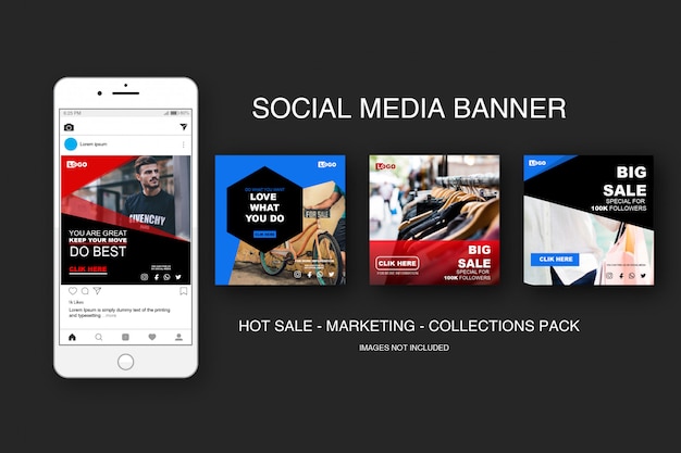 Banner Sale Instagram Collections Pack