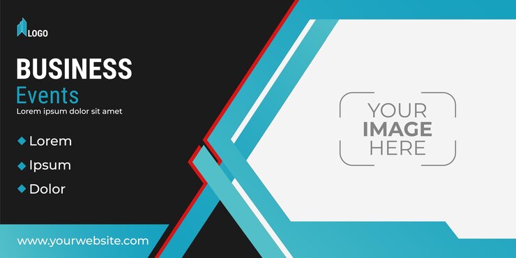 Vector banner sociale media-post voor facebook