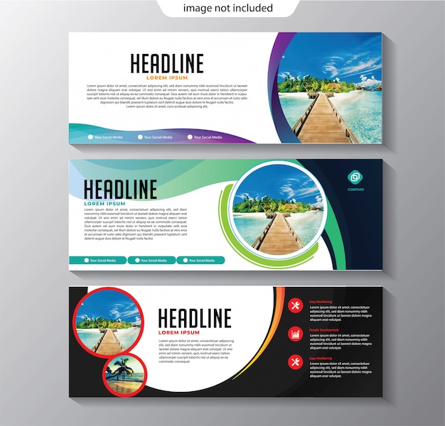 banner template abstract