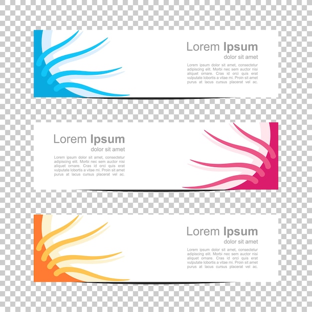 Banner template design banner background banner abstract banner web design vector template