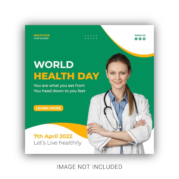 Banner Template for Medical World Health Day